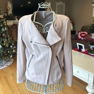 Women’s suede like jacket - blush color
